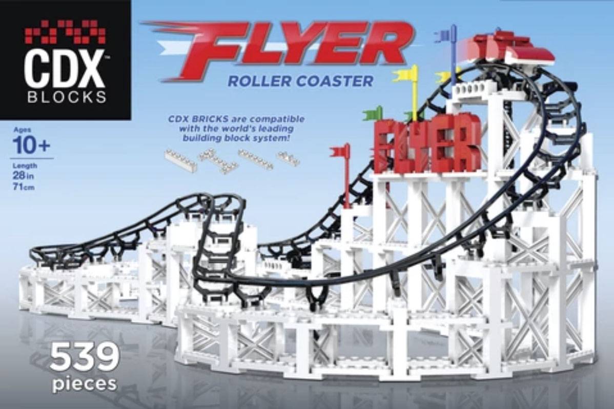 CDX blocks flyer roller coaster